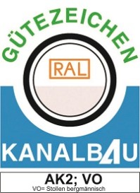 RAL Gütezeichen Kanalbau AK2 VO , RAL Kanalbau